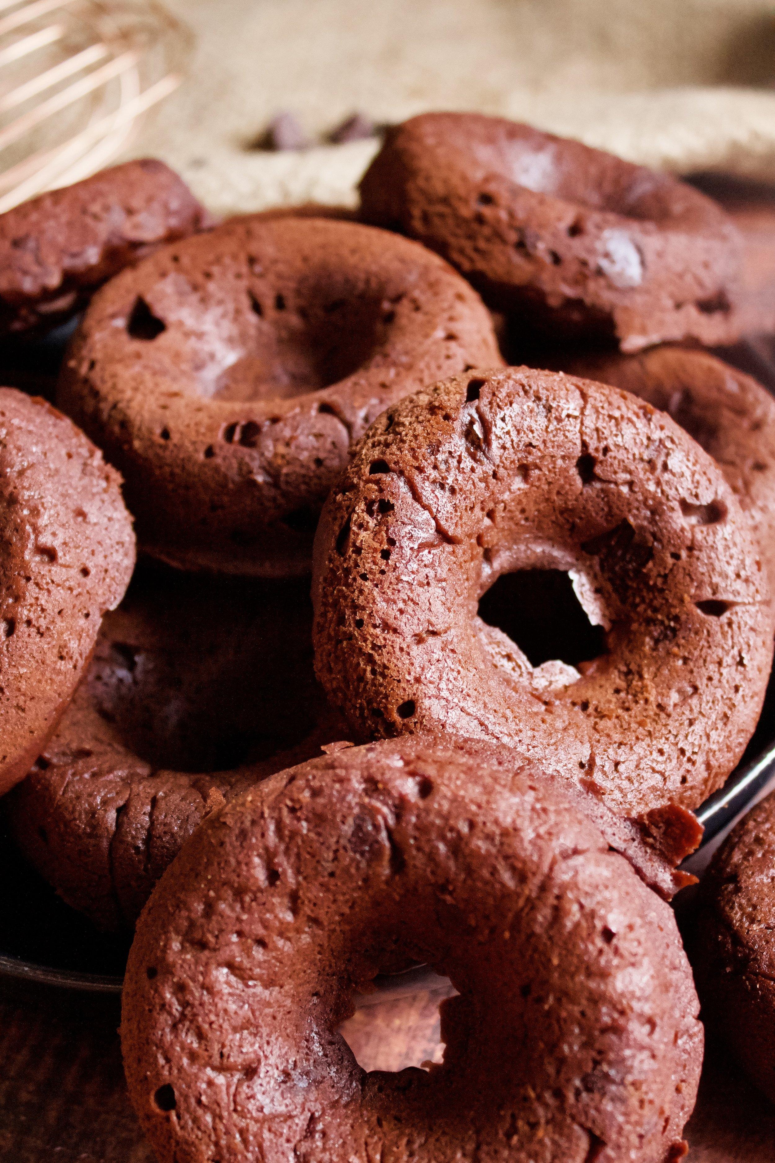 Baked Double Chocolate Donuts — Poetry & Pies