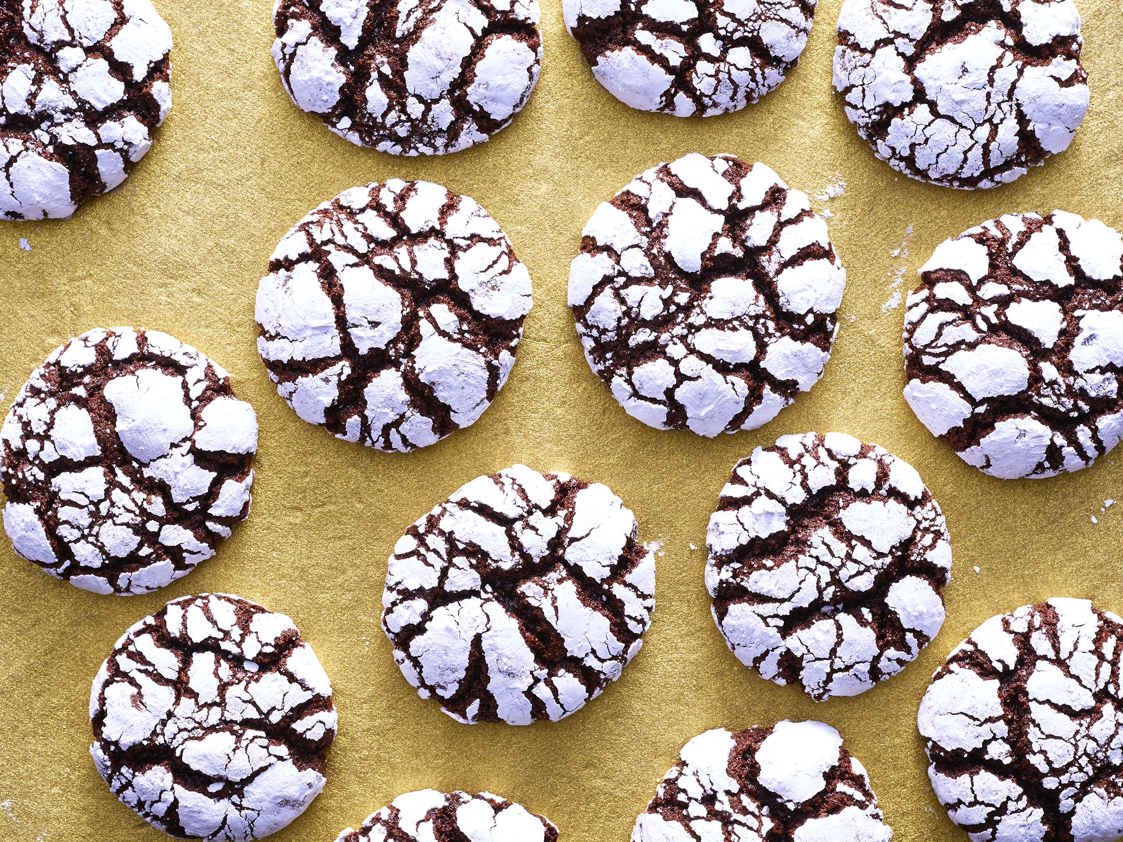 Chocolate Crinkle Cookies Recipe | MyRecipes